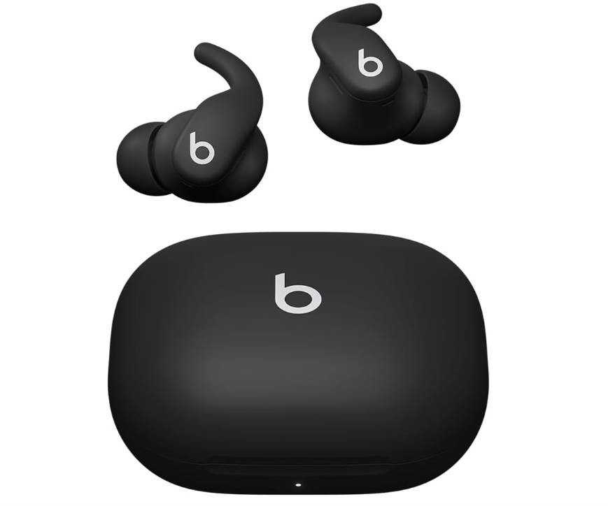 Beats Powerbeats Fit - Wireless Noise Cancelling Workout Earbuds with Secure-Fit Wingtips, Up to 30-Hour Battery Life, Sweat & Water Resistant, Apple & Android Compatible - Jet Black